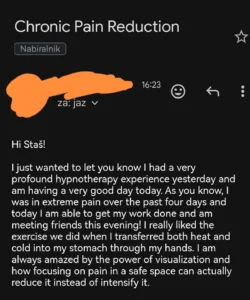pain reduction